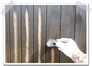木の外壁 仕上げ塗装　水系木材着色保護塗料 ガードラックアクア